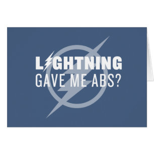 Cartão Relâmpago do instantâneo o "deu-me o Abs? "