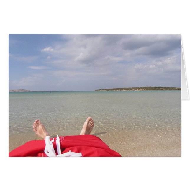 Cartão Relaxado (Frente Horizontal)