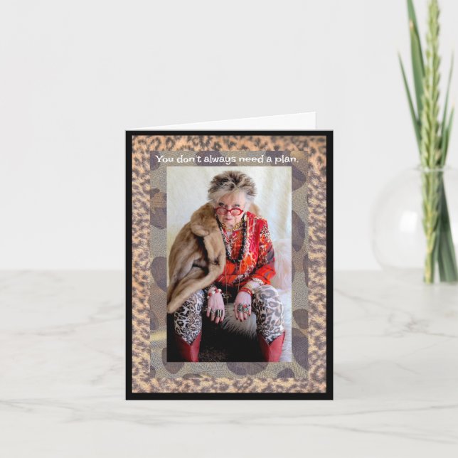 Cartão Relaxe e deixe a vida acontecer (Frente)