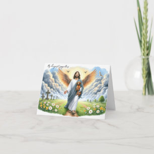 Cartão Religião Cão Perde Simpatia de Jesus com Dachshund