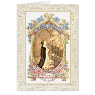 Cartão Religiosa Abençoada Imelda Lambertini Prayer