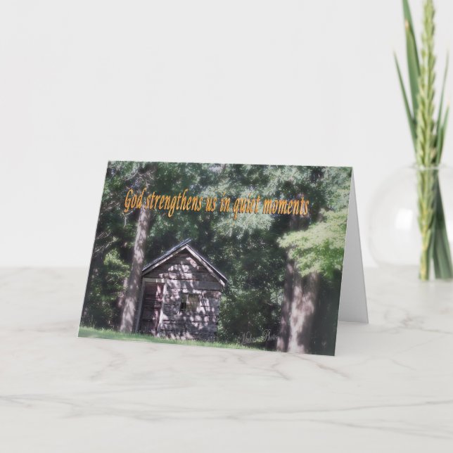 Cartão religioso de Encourgement (Frente)