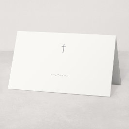 Cartão Religioso Grace para Lugar ou Etiqueta de B