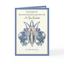 Religioso Maria Floral Graduação Católica 