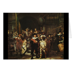 Cartão Relógio de noite