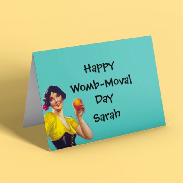 Cartão Remoção de histerectomia engraçada (Criador carregado)