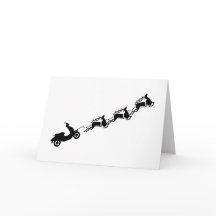 rena de natal mecânica de patinete