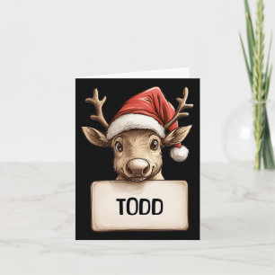 Cartão Rena Todd
