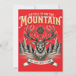 Cartão Renas de Natal