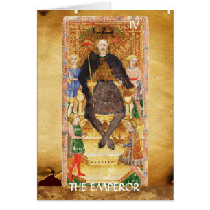 CARTÃO RENASCIMENTO ANTIGO TAROTS 4/IMPERADOR
