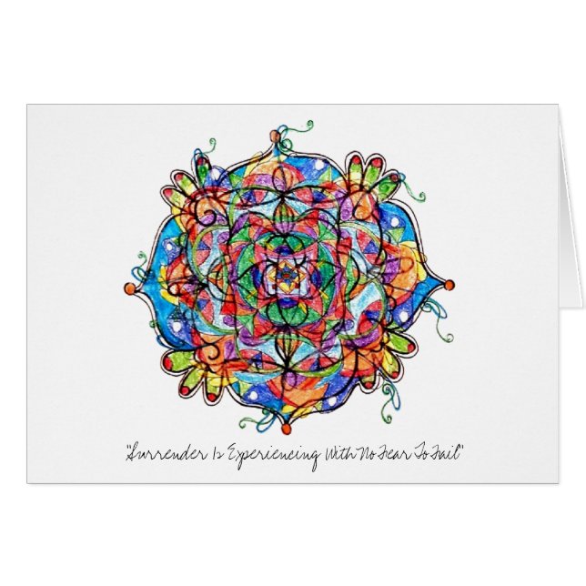 Cartão "Rendição " (Frente Horizontal)