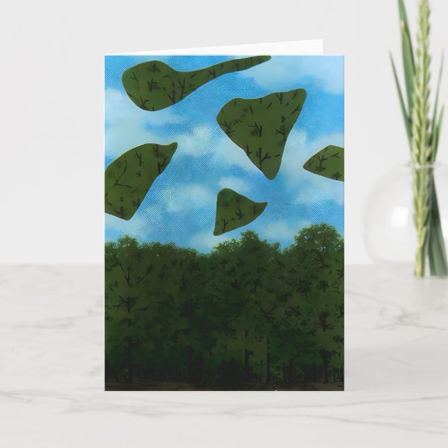 Cartão Rene Magritte art (Frente)