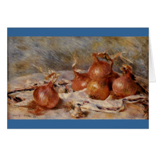 Cartão Renoir's Still Life with Onions (1881)
