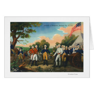 Cartão Renúncia de Burgoyne