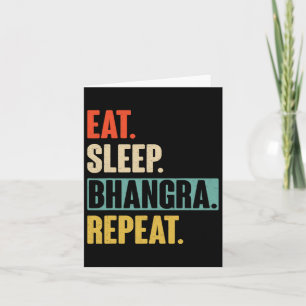 Cartão Repetir Bhangra - Dançar Vintage Bhangra