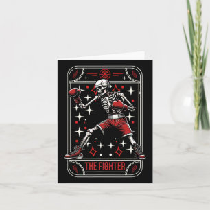 Cartão Reposição de Boxing - Luvas Fighter Boxer Skeleton