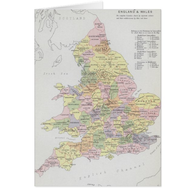 Cartão Representação parlamentar | Inglaterra & Wales (Frente)