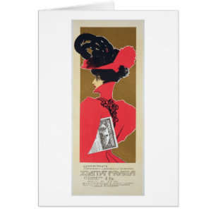 Cartão Reprodução de uma propaganda de poster 'Zlata