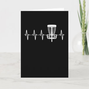 Cartão Reprodutor de Golf de Disco EKG Love Disk Golf