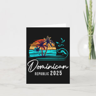 Cartão República Dominicana 2025 — Férias de Verão F