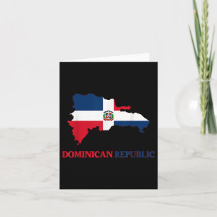 Cartão República Dominicana Bandeira Viagem Souvenir Domi