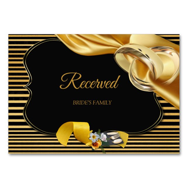 Cartão Reservado para Casamento do Grande Gatsby (Frente)