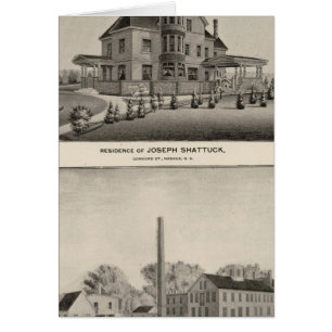 Cartão Residência de Shattuck, McLane Mills