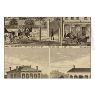 Cartão Residência de Thomas Hornbrook