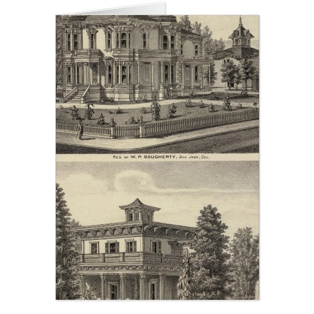 Cartão Residências de Dougherty, Murphy (Frente)