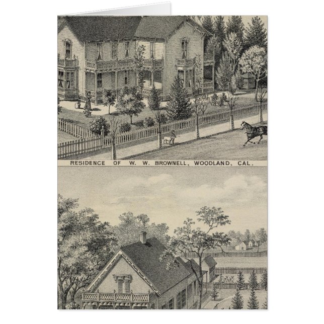 Cartão Residências florestais (Frente)