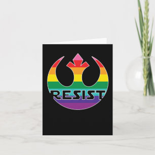Cartão Resistência À Opressão Lgbt - Resistência À Rebeli