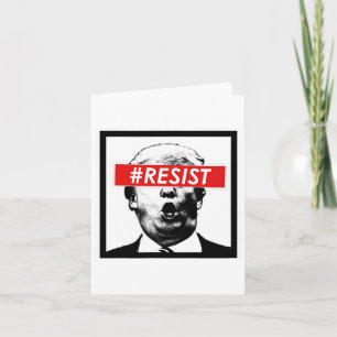 Cartão Resistir a Trump