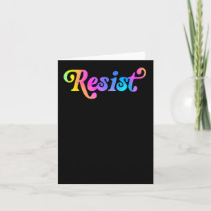 Cartão Resistir ao Sticker1