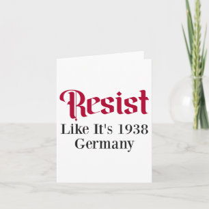 Cartão Resistir Como Sua Alemanha De 1938