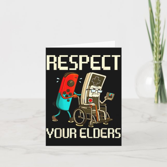 Cartão Respect Your Elders Gaming Clic  (Frente)