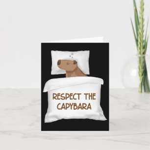 Cartão Respeite O Capivara Oficial Camisa De Dormir Notur