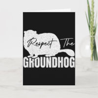 Respeite O Groundhog Woodchuck Animal Ground Hogs