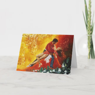 Cartão Respingo alaranjado