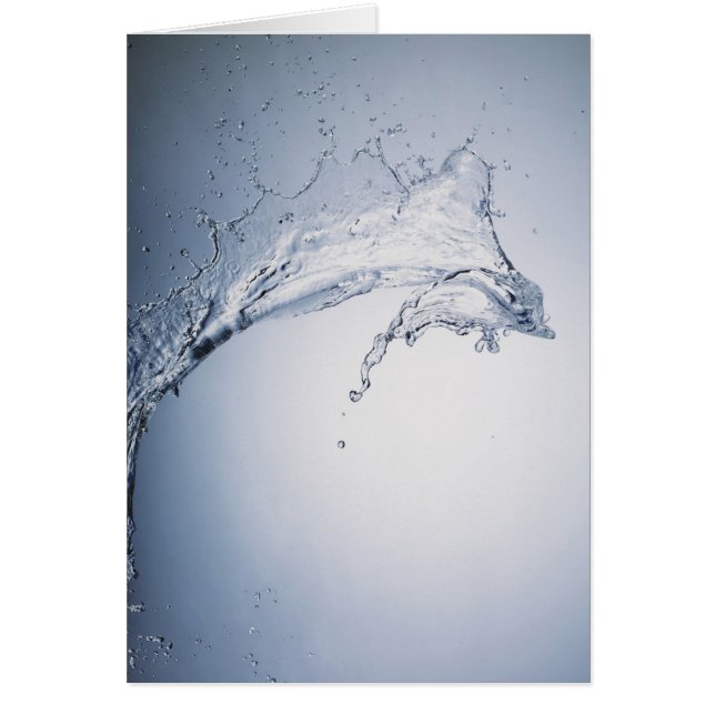 Cartão Respingo da água (Frente)