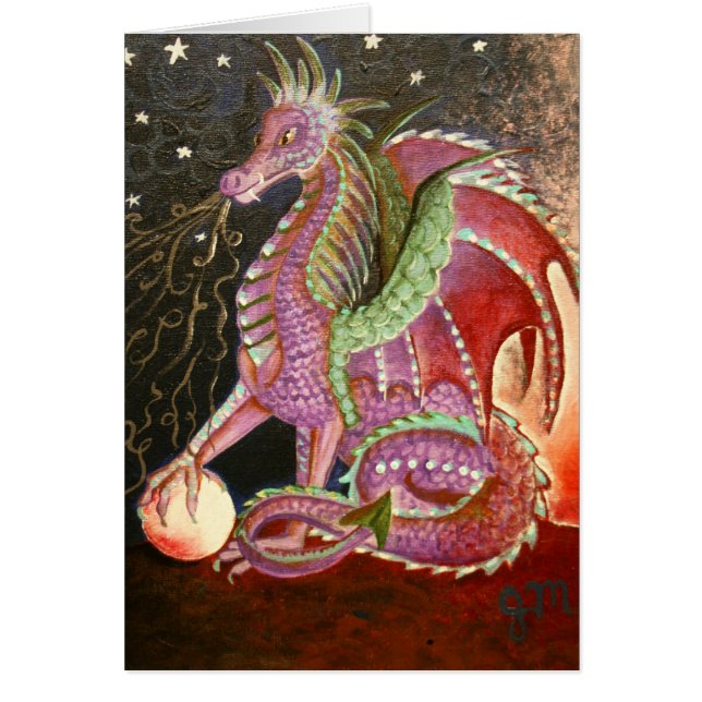 Cartão Respiração do dragão (Frente)