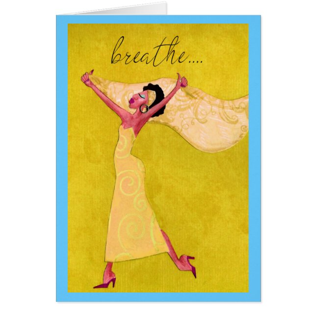 Cartão "Respire... Você Tem Isso" (Frente)