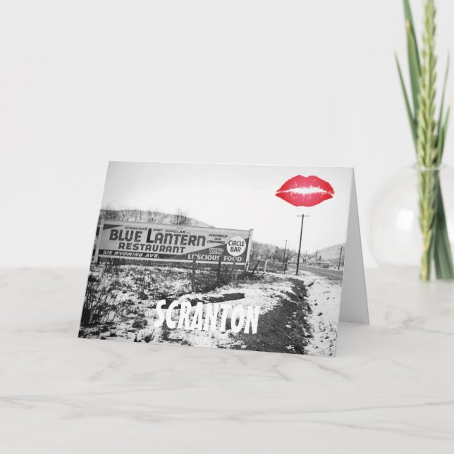 CARTÃO RESTAURANTE DE LANTERNA AZUL DA PENSILVÂNIA (Frente)