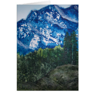 Cartão Resto da montanha
