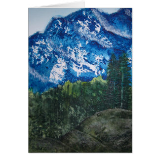 Cartão Resto da montanha