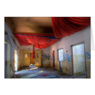 Cartão Restos Do Grafite Sofiensäle