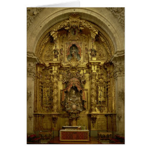 Cartão Retable da capela do sacramento