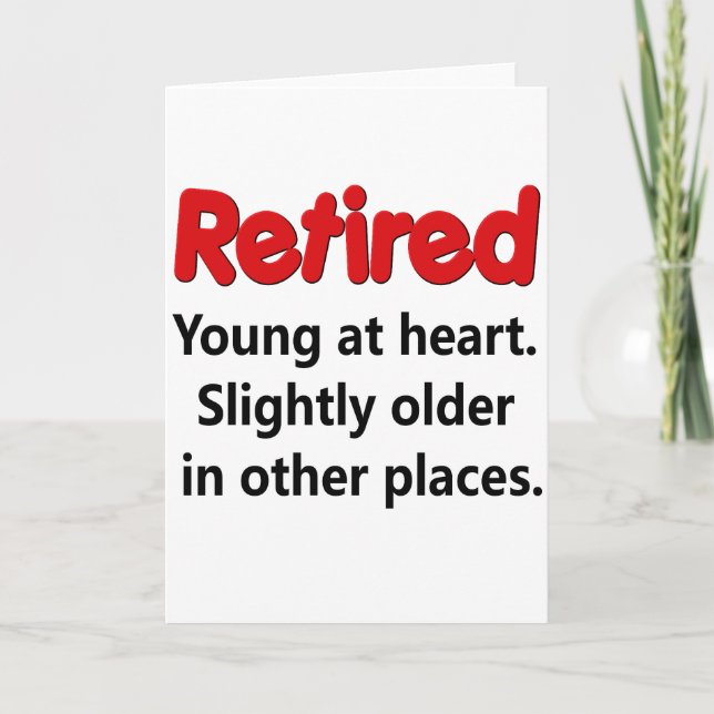 Cartão Retirada Engraçada (Frente)