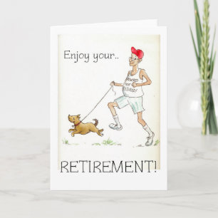 Cartão Retirement Greeting Card