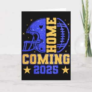 Cartão Retorno ao Lar 2025 Hoco Futebol Mama Garota Azul 