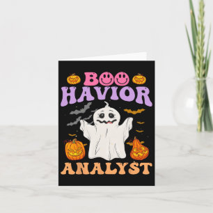 Cartão Retrair Um Terapêutico Bc Halloween Ghost Boo Havi